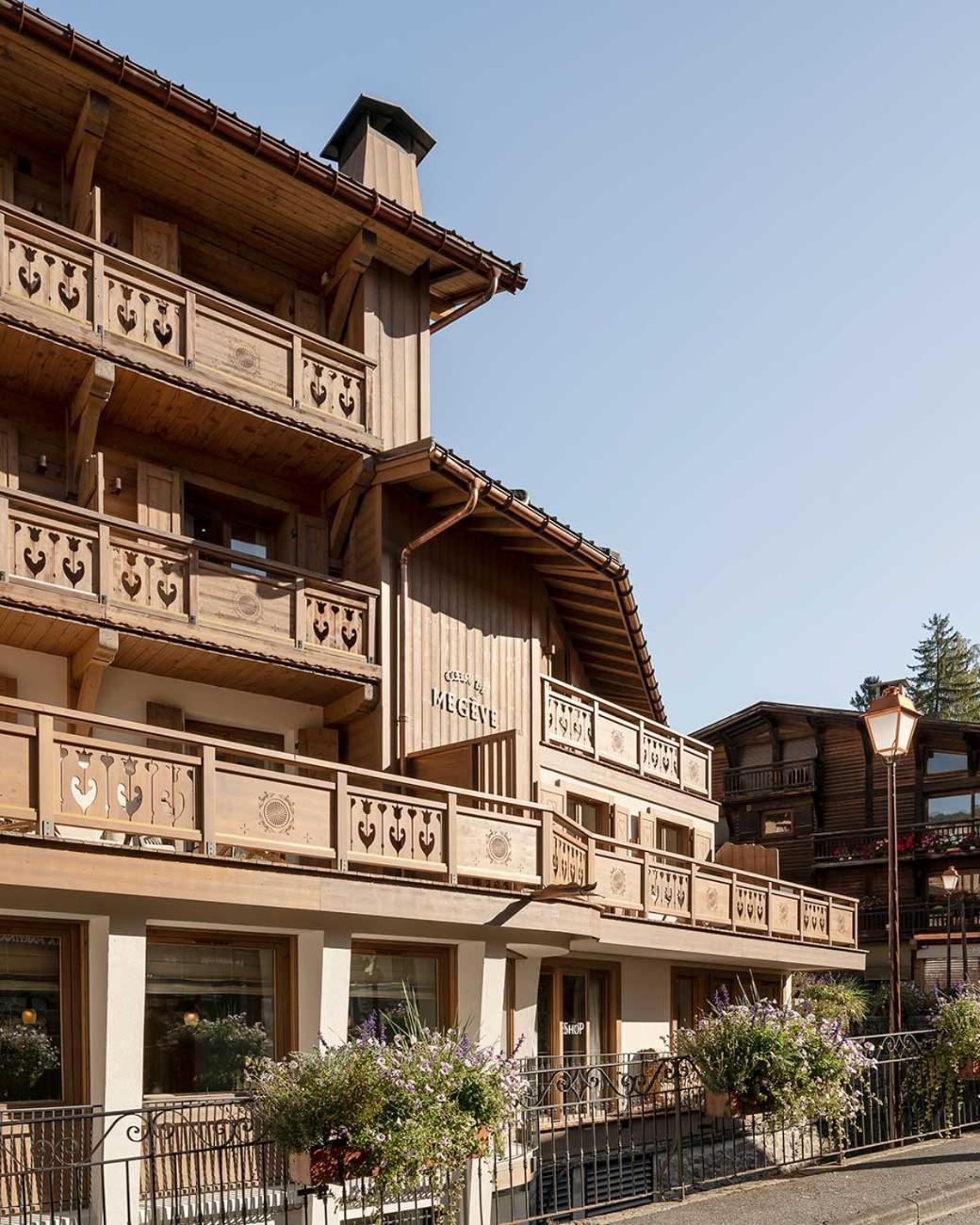 Hotel Coeur De Megève Exterior foto