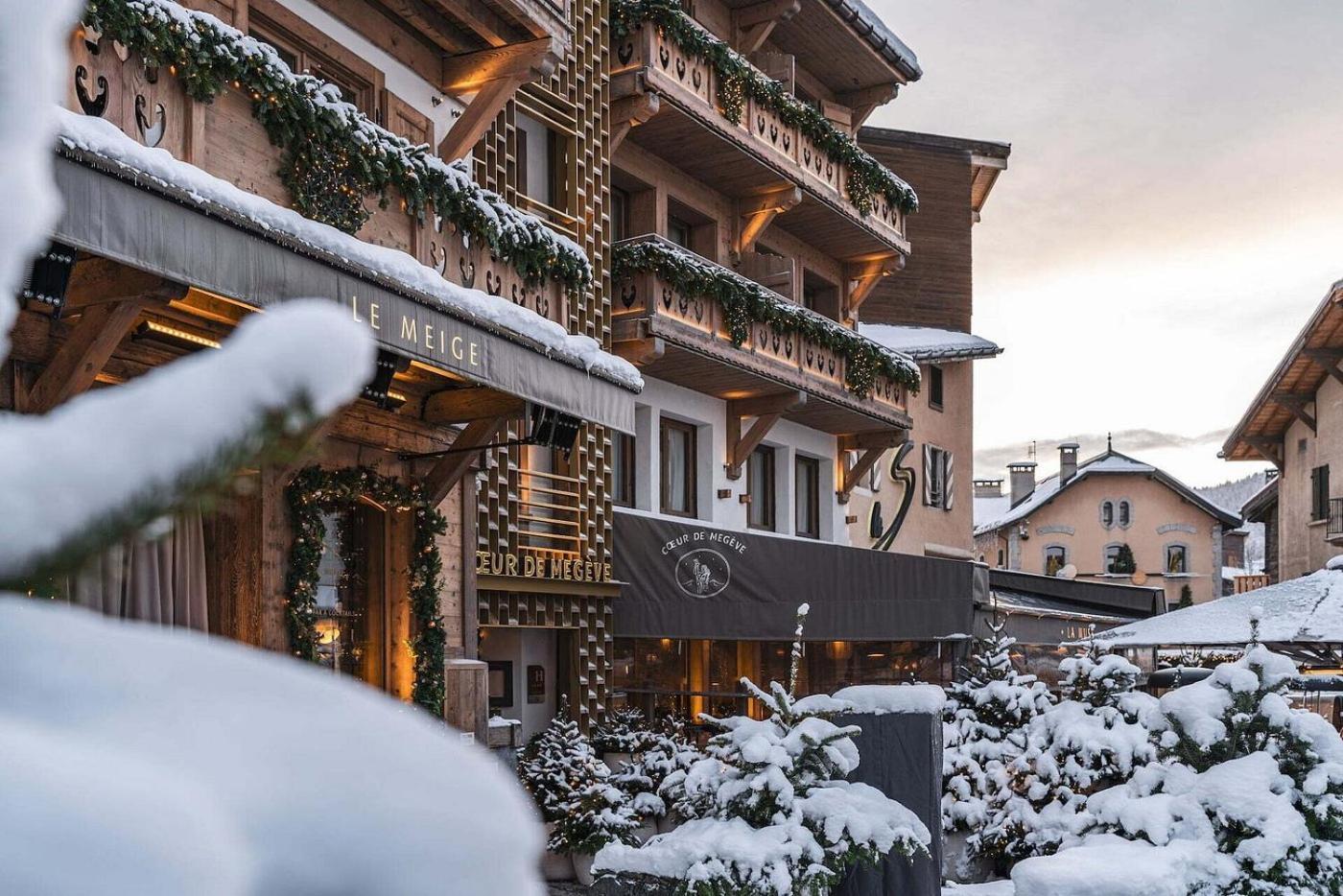 Hotel Coeur De Megève Exterior foto