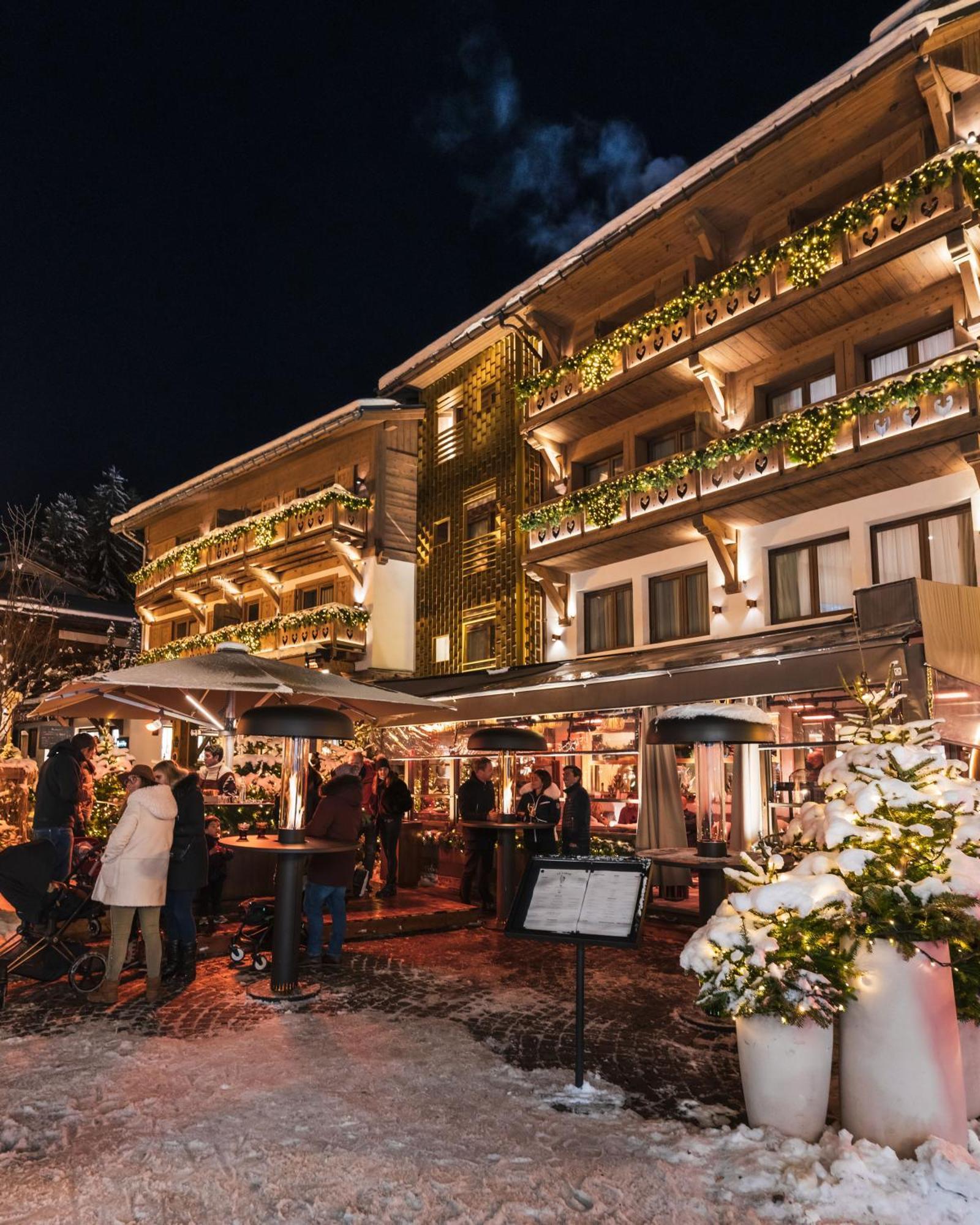 Hotel Coeur De Megève Exterior foto
