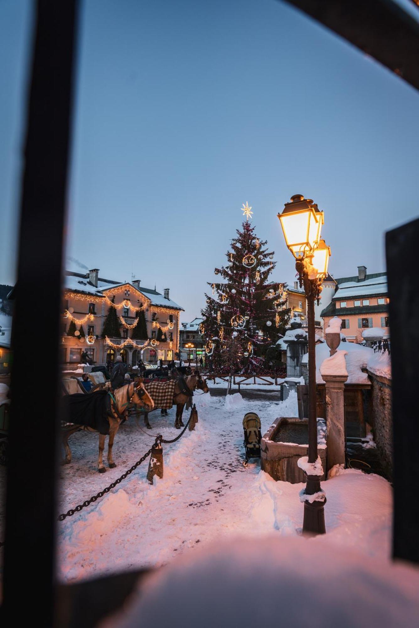Hotel Coeur De Megève Exterior foto