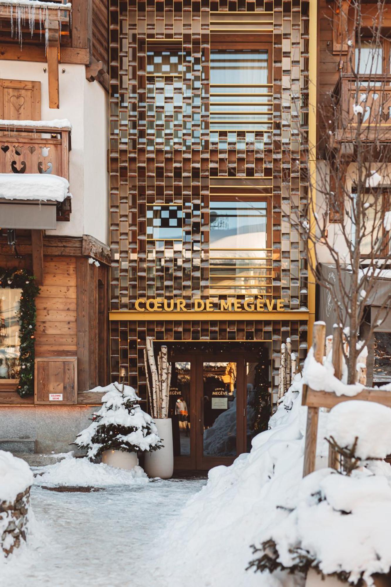 Hotel Coeur De Megève Exterior foto